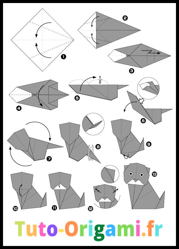 Tutoriel Chat en Origami